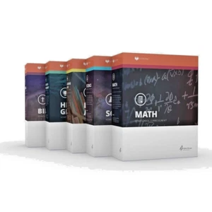 LIFEPAC® 7th Grade 5-Subject Set Complete Homeschool Bible History Math Language - Picture 1 of 2