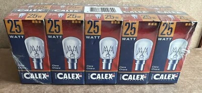 Sealed 10 Pack Calex Longer Life Light Bulbs 25w 24v BA15d - Image 1 of 4