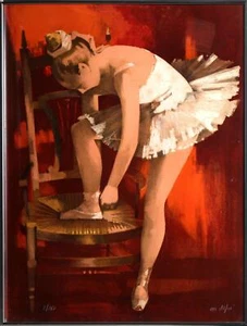 Unknown Artist, Ballet, Lithograph on paper, signed "Depré" and numbered in penc - Picture 1 of 5