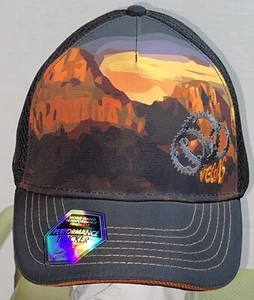 Headsweats Performsnce Malla Camionero Snapback Sombrero Vegas Naranja Y Negro NUEVO - Imagen 1 de 8