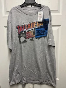 Nascar Talladega Superspeedway 2018 Double Header Grey Graphic T-Shirt Size 2XL - Picture 1 of 4
