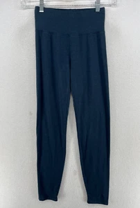 EILEEN FISHER Leggings 2XS Cozy Hug Tencel Organic Cotton Terry Blue USA - Picture 1 of 17