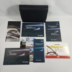 2012 Hyundai Sonata Owners Manual Set With Case OEM - Imagen 1 de 6