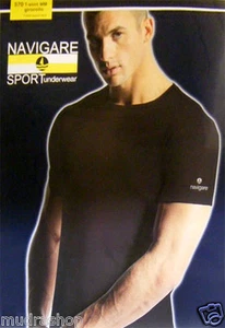 T-SHIRT UOMO NAVIGARE GIROCOLLO CONF.3 PEZZI  BIANCO NERO TG M L XL XXL - 570 - Picture 1 of 1