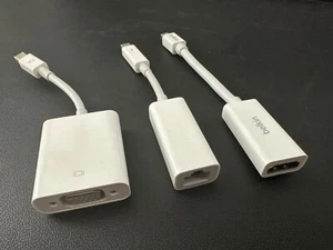 3er Pack Adapter Apple Display-Port -- HDMI | VGA | Ethernet/LAN - Bild 1 von 2