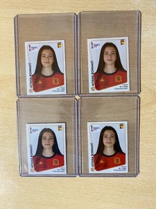 Panini Women's World Cup 2019 Aitana Bonmati Rookie Sticker #154 Spain Lot x4 - Picture 1 of 1