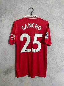 Sancho Manchester United Jersey Home football shirt 2022 2023 Adidas Men Size S - Picture 1 of 12