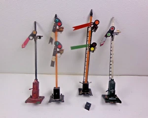 Vorkrieg frühes 4er Set Normalspur Signale 2 Lionel & 2 Ives - Bild 1 von 19