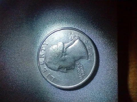 1989 D 5.80g silver Quarter Error DDO See Photos Cover