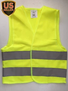 Kids High Visibility Reflective Safety Vest for Costume Running Cycling Size - Picture 1 of 3