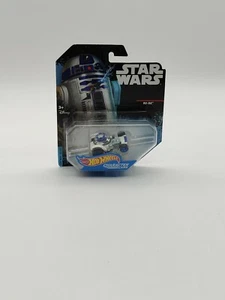 Tarjeta nueva coleccionable Hot Wheels Star Wars Die Cast Character Cars R2-D2 no como nueva - Imagen 1 de 2