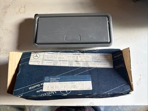 NOS Genuine MERCEDES Headliner Rear Vanity Mirror Gray A1408101717-7101 - Picture 1 of 5