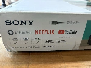 Sony BDP-BX370 Streaming Blu-ray DVD Player with built-in Wi-Fi, Dolby Digital - Picture 1 of 3