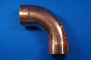 HVAC Copper Fitting CxC 90° Elbow-long 3" Flaring ID 76.2mm - Picture 1 of 4