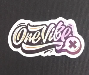 One Vibe bunte Aufkleber 1,38" x 2,38" (AO) - Bild 1 von 2