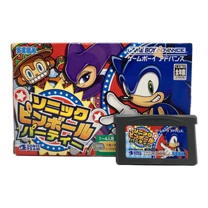 SEGA SonicPinballPartyGBA Sonic Pinball Party GBA Boxed Game Excellent JAPAN - Picture 1 of 10