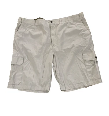 Geoffrey Beene 100% Cotton Khaki Shorts Cargo Khakis Pleated Front Sz  W 44 - Image 1 of 4