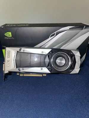 NVIDIA GEFORCE GTX 1080 FOUNDERS EDITION 8GB GDDR5X VIDEO GRAPHICS CARD - Image 1 of 3
