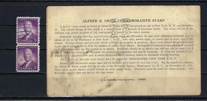 ALFRED E. SMITH.  POST OFFICE DEPARTMENT STAMPS   1945    TO WILMERDING PA- U.S. - Picture 1 of 2