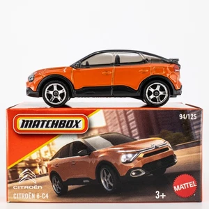 2025 Matchbox Power Grabs #94 Citroën ë-C4 CARAMEL ORANGE | FSB - Picture 1 of 1