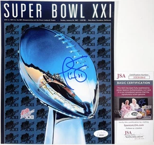NFL New York Giants Super Bowl XXI MVP Phil Simms Signed 8x10 Photo A JSA COA - Picture 1 of 1