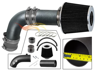 RW GREY Ram Air Intake System+ Filter For 2004-2007 Acura TSX Sedan 2.4L 4-Cyl - Image 1 of 2