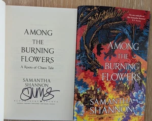 SAMANTHA SHANNON SIGNED AMONG THE BURNING FLOWERS FORBIDDEN PLANET LTD BRAND NEW - Picture 1 of 6