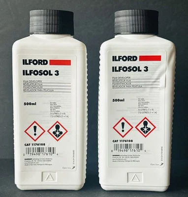 2 件 Ilford Ilfosol 3 电影开发者适用于黑白电影 #1176108 — 第 1/4 张图片