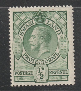 Sello Protectorado Premium Swazilandia 1922 1/2d KGV MH Enorme 1c Venta wa146 - Imagen 1 de 1