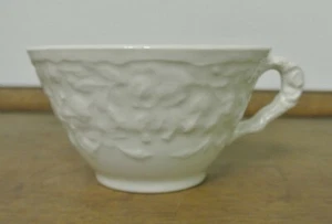 POPE-GOSSER China Old White "Rose Point" USA Cup No Marks - Picture 1 of 6