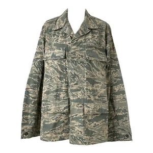 Air Force Men Medium BDU Tactical Utility Jacket Green Tan Digital Camo Pockets - Picture 1 of 12