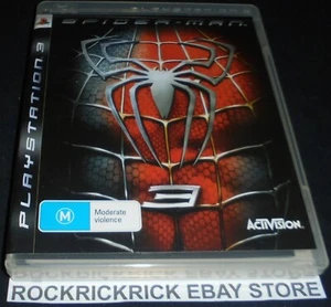PLAYSTATION 3 GAME SPIDER-MAN 3 (RARE HARD TO FIND) INCLUDES MANUAL PAL - Picture 1 of 3