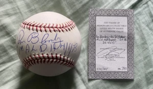 New York Yankees signed Ron Blomberg - Baseball - "1st AL DH 4/1/73" - AUTHENTIC - Picture 1 of 7