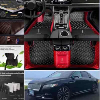 For Fit Lincoln LS MKS MKZ MKC MKT MKX Car Floor Mats Custom Carpets Auto Rugs - Image 1 of 4