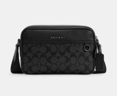 NWT COACH men's Graham Crossbody In Signature Canvas C4148/CP062/CE638/CE746 - Image 1 of 4