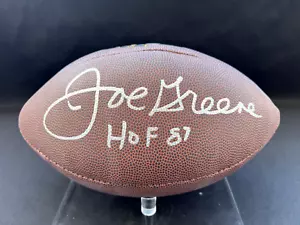 Joe Greene Signed Wilson Football JSA - Picture 1 of 5