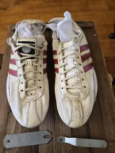 Vintage Spot Bilt 1940s Track Spikes Shoes Leather. ( READ ) - Picture 1 of 9