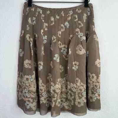 The Limited Skirt Women’s Size 2 Silk Pleated Floral Romantic Fairycore Coquette - Image 1 of 4