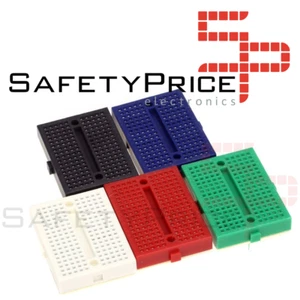 5x MINI BREADBOARD 170 PUNTOS 5 COLORES enlazable protoboard Arduino raspberry - Imagen 1 de 1