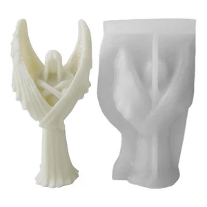 Angel Silicone Mould Figurine Epoxy Resin 3D DIY Craft Wing Mold Home Decoration - Picture 1 of 12