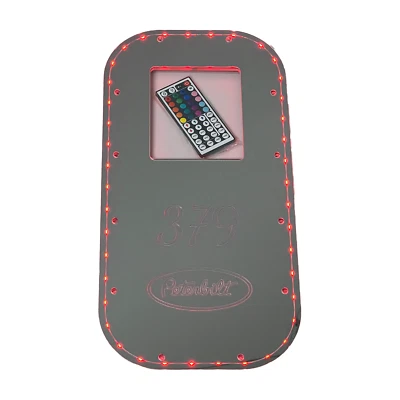 Peterbilt 379 Capucha Extendida Ajuste Repuesto Placa de Bota de Cambio Verde Foto 1 de 2