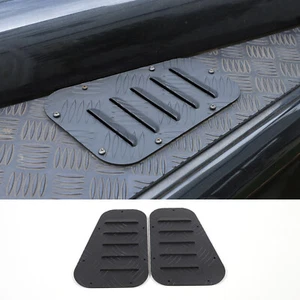 Placa de ventilación con capucha de aleación negra para Land Rover Defender 2004-2018 - Imagen 1 de 12
