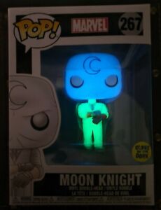Funko Pop! Moon Knight 267 Marvel Bobblehead Glow in the Dark GITD Vinyl Figure