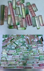 Cristales/minerales de turmalina de color bicolor natural de 250 quilates/piedras de turmalina - Imagen 1 de 7