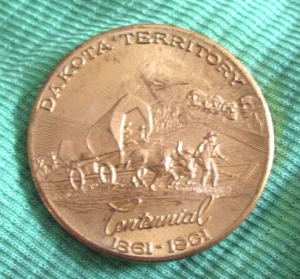 Handelsmedaille - North Dakota Territory Centennial 1861-1861 - GF 0,50 $ UNC #994 - Bild 1 von 4