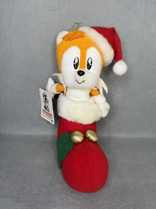 Tails Peluche 8,5" Sonic il Riccio Calza di Natale Vintage 1994 SEGA Giappone - Foto 1 di 16