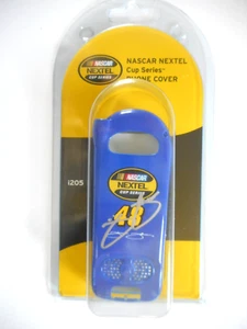 Jimmie Johnson signed VINTAGE NEXTEL Cup Series MOTOROLA i205 Proven Phone Cover - Picture 1 of 5