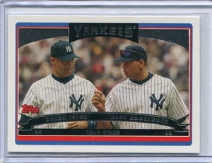 2006 Topps Baseball Card Derek Jeter & Alex Rodriguez Yankees Near Mint # 326 - Picture 1 of 1