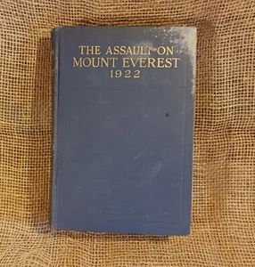 Assault on Mt Everest 1922 ~ C.G. Bruce ~ 1923 1st ed. - Picture 1 of 13