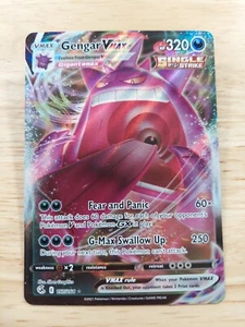 Gengar Vmax 157/264 Fusion Strike NM Full Art Ultra Rare Pokemon Card - Picture 1 of 2